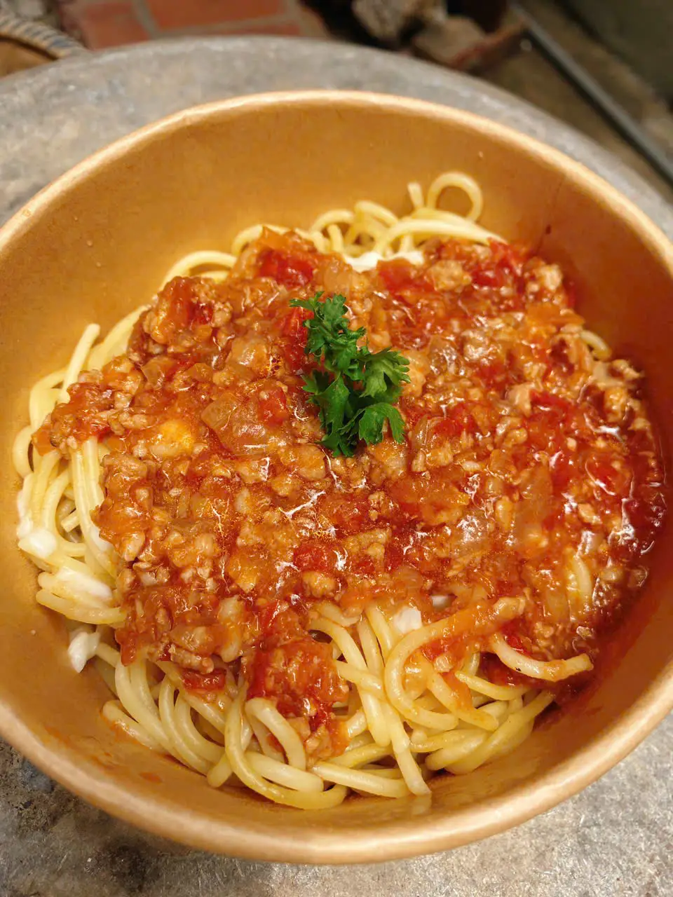 Hình ảnh Mì Ý bò băm