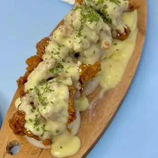 Hình ảnh Fillet đùi gà tắm fromages