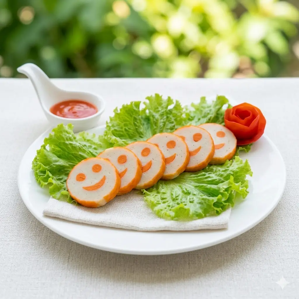 Hình ảnh Surimi mặt cười