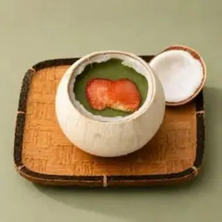 Hình ảnh Thạch matcha dâu dừa