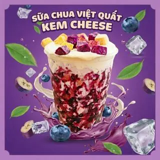Hình ảnh Sữa chua việt quất kem cheese