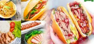 Hình ảnh Bánh mì xá xíu