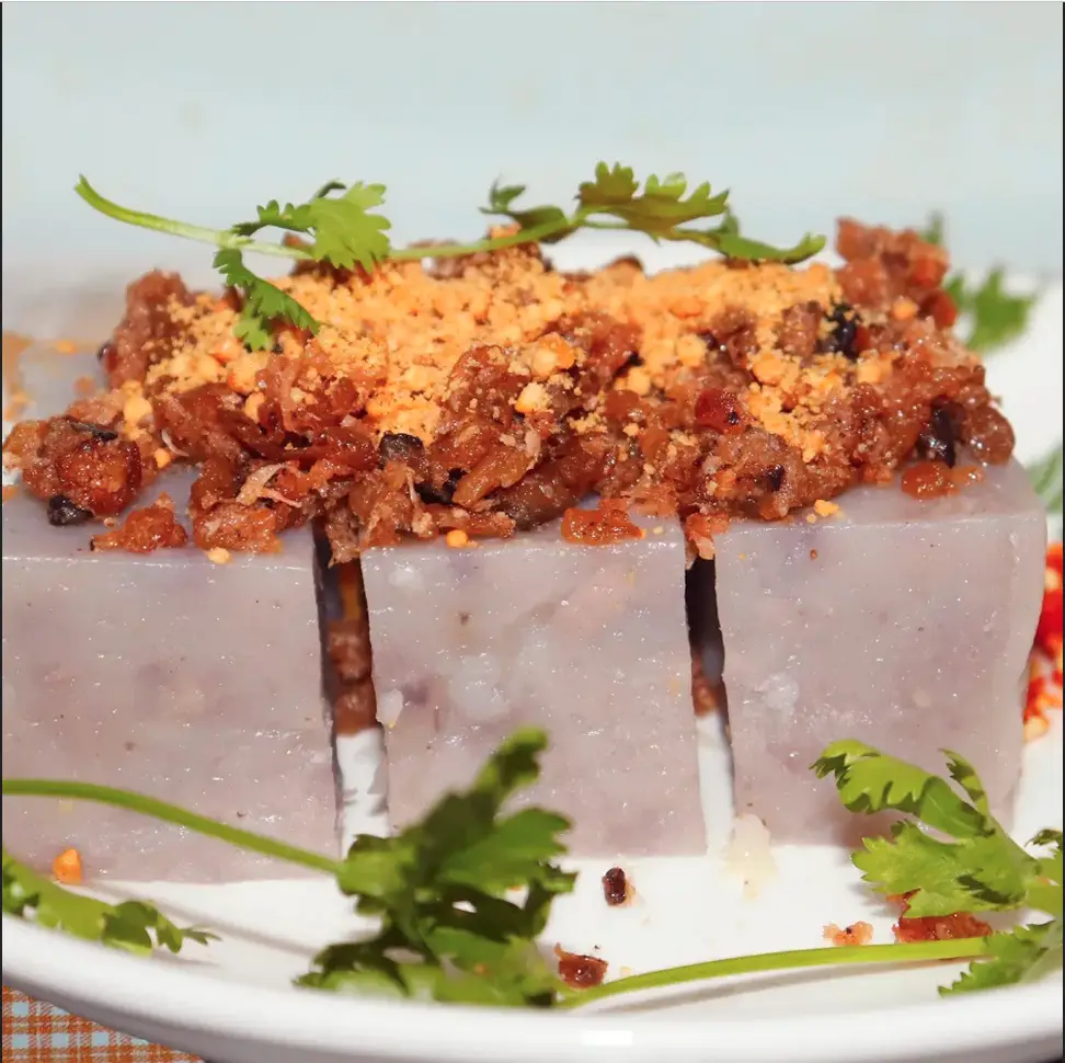 Hình ảnh Bánh bột khoai môn chay