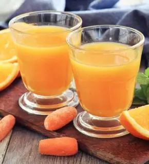 Hình ảnh Nước cam cà rốt