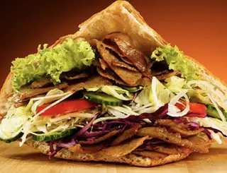 Hình ảnh Bánh mì tam giác thịt gà