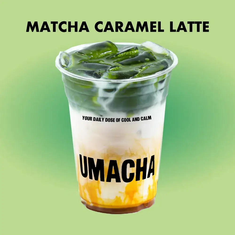 Hình ảnh Matcha caramel latte