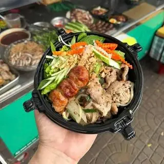 Hình ảnh Bún nem nướng hồ lô - chả giò tôm thịt - kèm 1 chai sâm lục vị