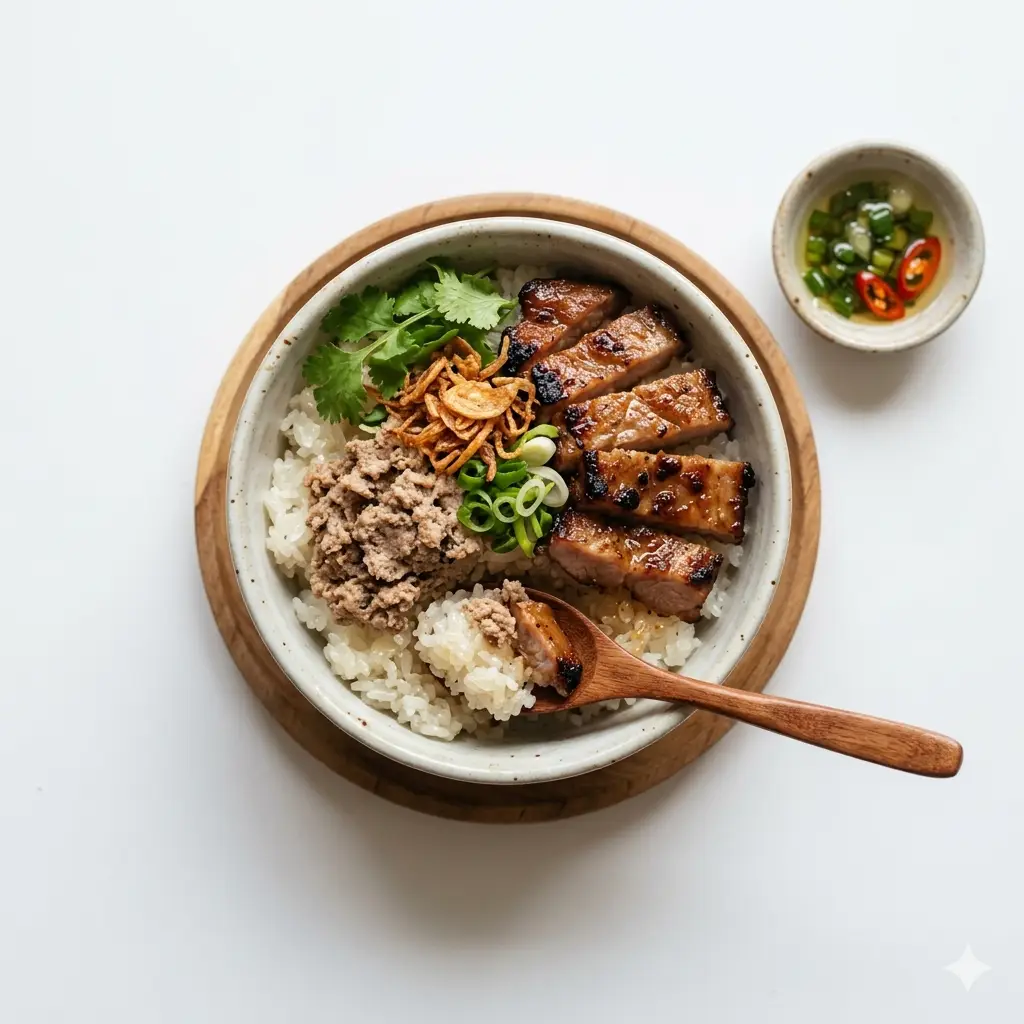 Hình ảnh Xôi thịt nướng