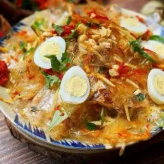 Hình ảnh Bánh tráng mỡ hành full topping