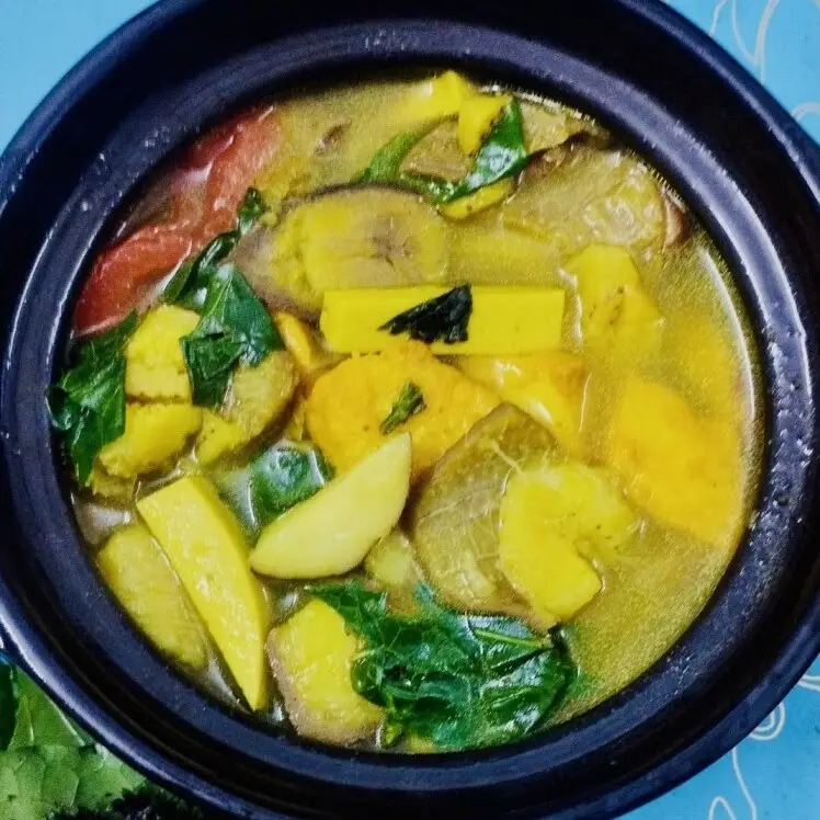 Hình ảnh Chuối đậu om nấm