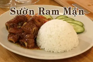 Hình ảnh Cơm sườn ram mặn