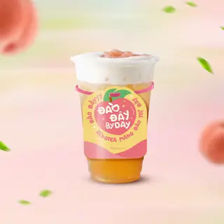 Hình ảnh Đào Cloudy Day (Oolong Đào kem Cheese)