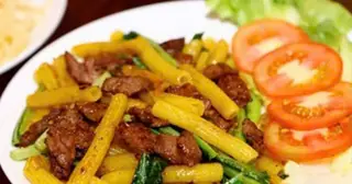 Hình ảnh Nui xào bò