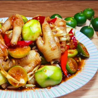 Hình ảnh Chân gà rút xương sốt Thái - size L