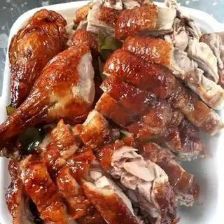 Hình ảnh Vịt nướng nửa con - canh măng tiết