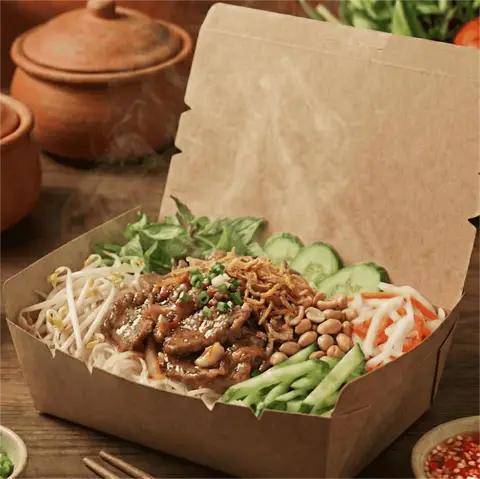 Hình ảnh BẾP 2 PHÚT - Bún Thịt Xào Sả Nghệ Chuẩn Vị Miền Tây - Hòa Bình