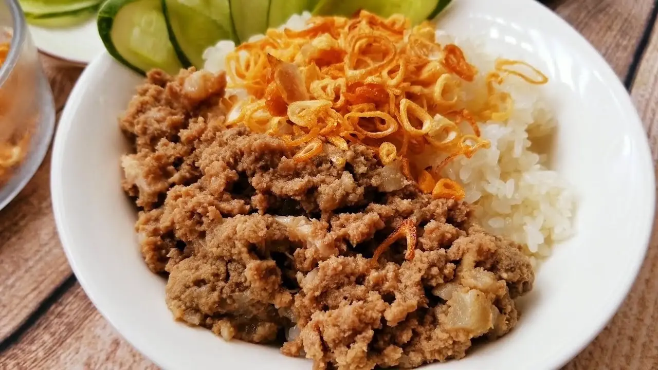 Hình ảnh Xôi pate ruốc hành