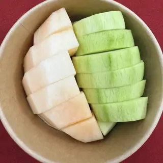Hình ảnh Combo 2 món - xoài và dưa lưới cắt sẵn