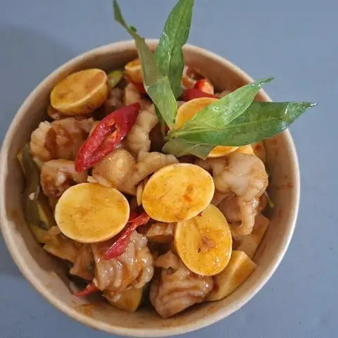 Hình ảnh ĂN LÀ GHIỀN - CHÂN GÀ SỐT THÁI - Đề Thám