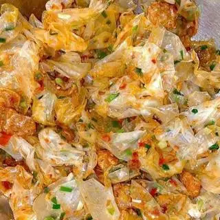 Hình ảnh Bánh tráng mỡ hành