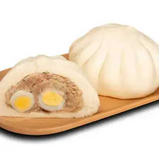 Hình ảnh Bánh bao thịt 2 trứng cút