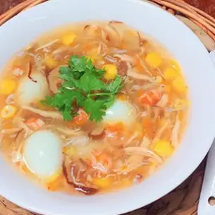 Hình ảnh Súp cua trứng cút