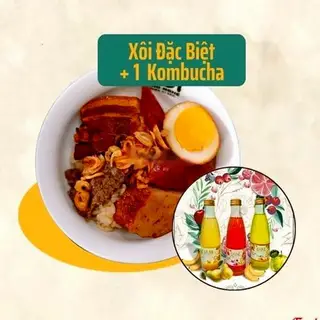 Hình ảnh Combo xôi đặc biệt - 1 kombucha bất kỳ