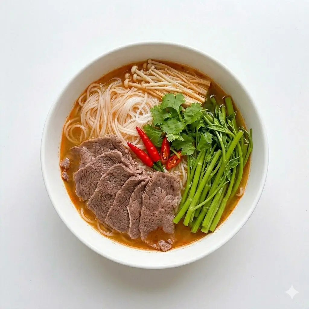 Hình ảnh Bún Thái bò