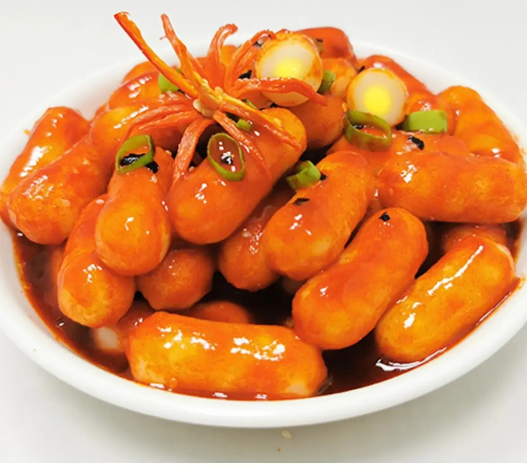 Hình ảnh Tokbokki nhân phô mai không cay