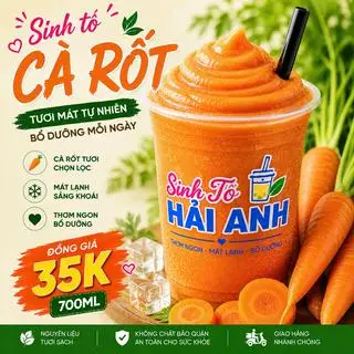Hình ảnh Sinh Tố Cà Rốt