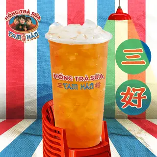 Hình ảnh Trà olong quế hoa sủi bọt - 泡沫桂花烏龍茶