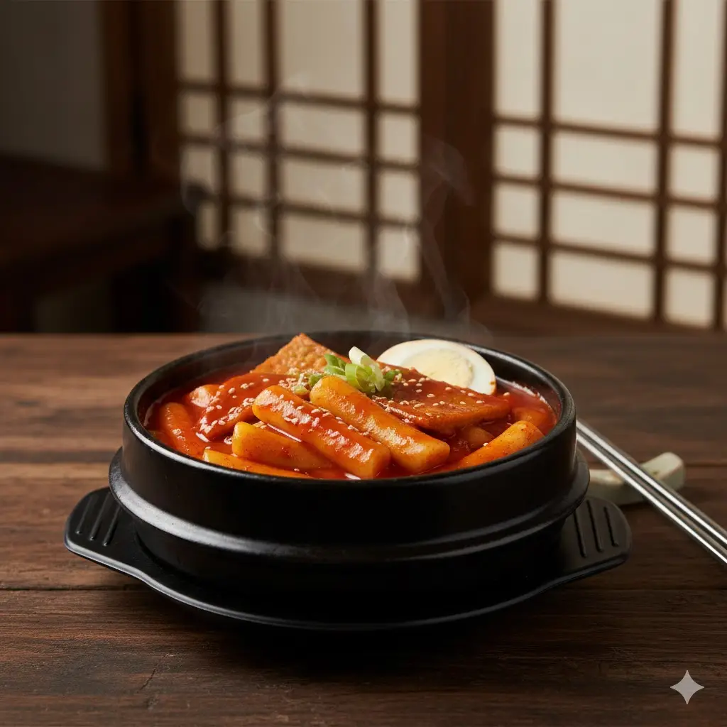 Hình ảnh Bánh gạo tokbokki sốt cay đặc biệt