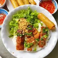 Hình ảnh Bún đậu chả cá Phú Yên - nem nướng