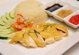 Hình ảnh Cơm hấp gà luộc