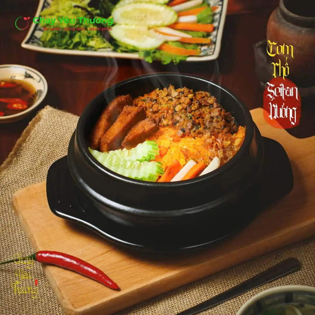 Hình ảnh Cơm thố chay