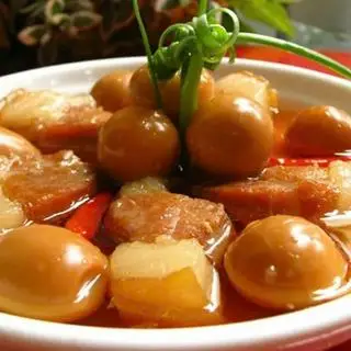 Hình ảnh cơm Thịt kho trứng vịt