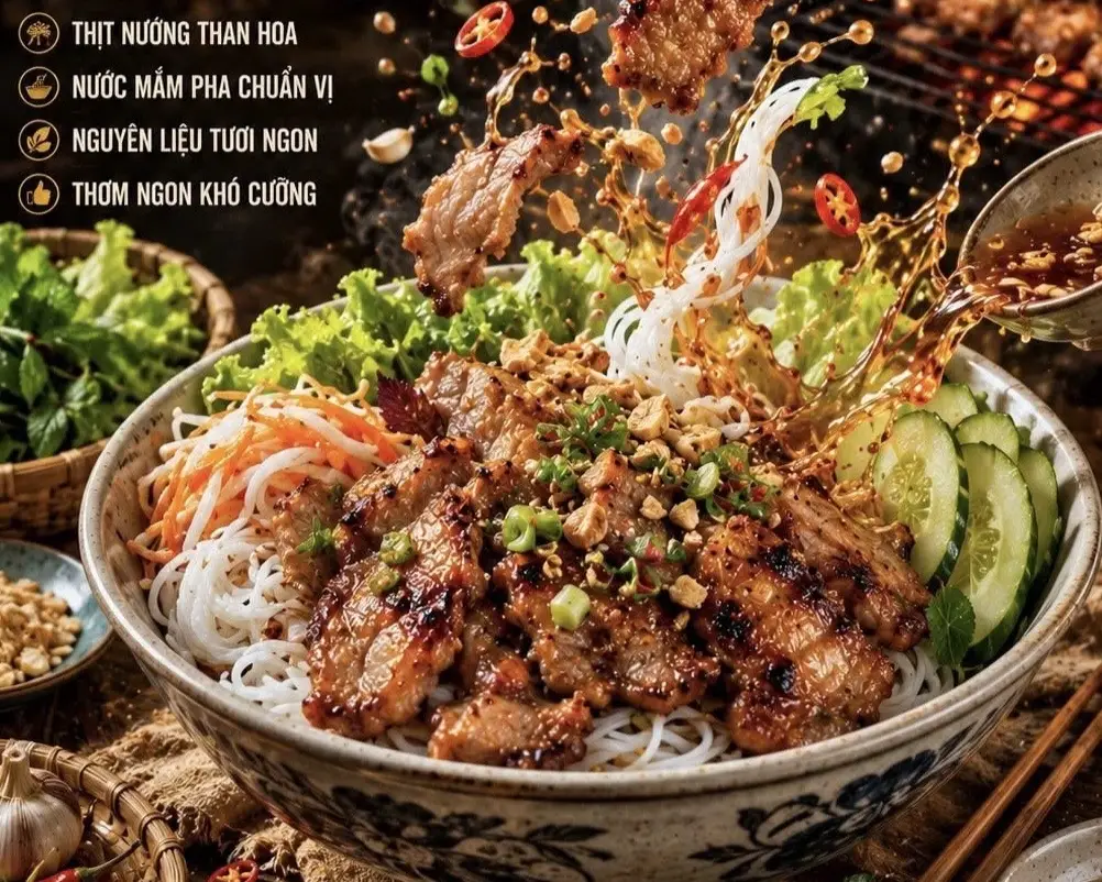 Hình ảnh BÚN THỊT NƯỚNG & BÁNH HỎI THỊT NƯỚNG - A.HUY - Vạn Kiếp