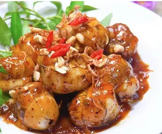 Hình ảnh Hột vịt lộn xào me 2 trứng