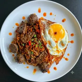 Hình ảnh Mì bò trộn