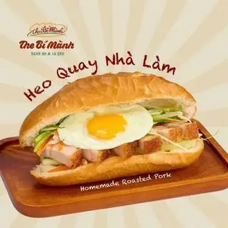Hình ảnh Bánh mì heo quay trứng