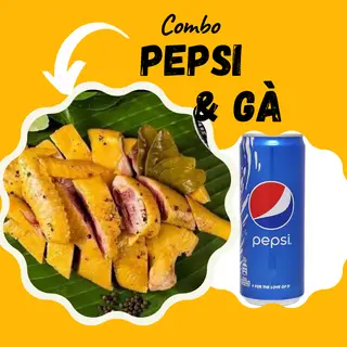 Hình ảnh Combo Gà ủ muối hoa tiêu- Pepsi - 1/2 con