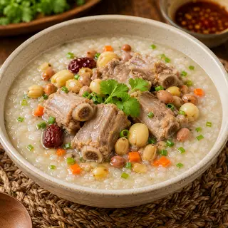 Hình ảnh Cháo sườn mix hạt