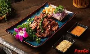 Hình ảnh Bò Nướng Tiêu Xanh