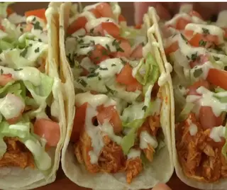 Hình ảnh Tacos gà xé