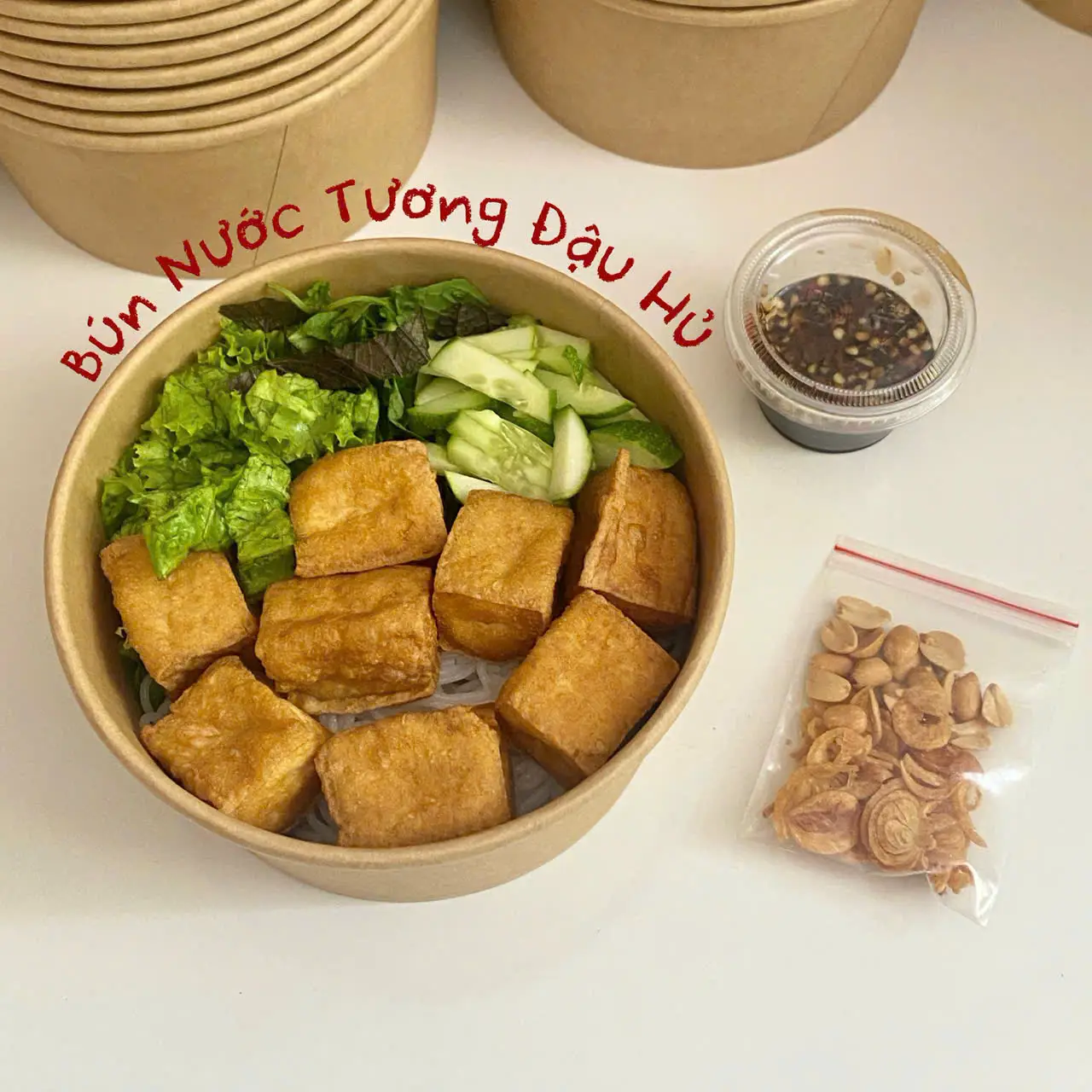 Hình ảnh Bún Đậu Hủ Nước Tương (Chay - Mặn)