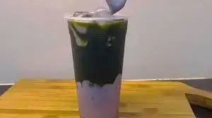 Hình ảnh Rau má khoai môn sữa dừa - ly khổng lồ
