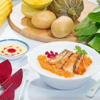 Hình ảnh Cháo cá hồi
