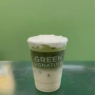 Hình ảnh Matcha latte kem muối
