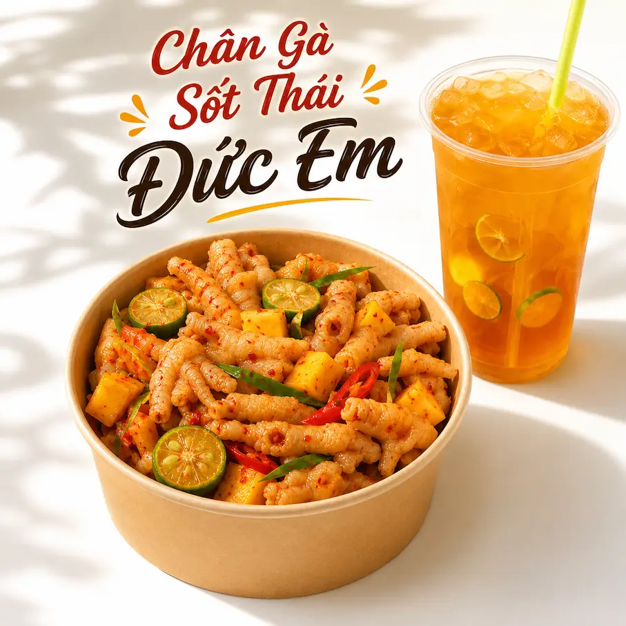 Hình ảnh Chân Gà Sốt Thái Đức Em - Đường T6