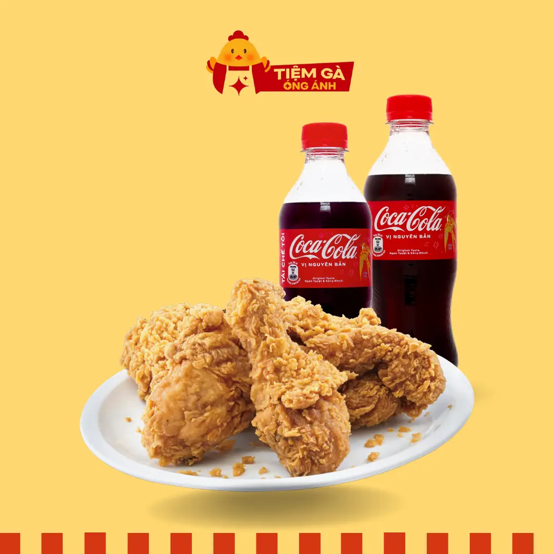 Hình ảnh Combo 2 miếng gà - 1 coca